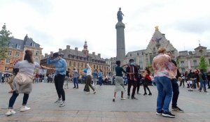 La Grand-Place de Lille transformée en piste de danse 