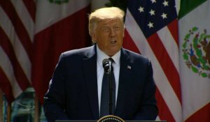Donald Trump loue les relations entre les États-Unis et le Mexique