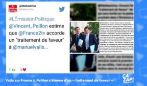 Vincent Peillon dénonce le "traitement de faveur" de Manuel Valls sur France 2