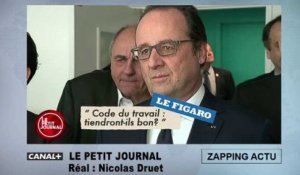 François Hollande distrait ? Le petit Journal le prouve !