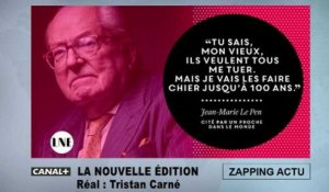 Jean-Marie Le Pen : "Ils veulent tous me tuer mais je vais les faire chier jusqu'à 100 ans"