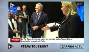 Marine Le Pen à Xavier Bertrand : "C'est pas la peine de m'écraser la main !"