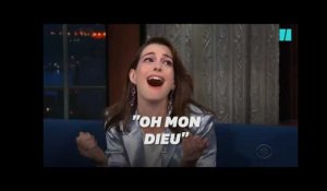 Anne Hathaway très émue par sa rencontre avec Ru Paul