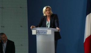 Marine Le Pen en meeting à Draguignan