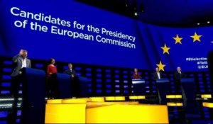 Elections européennes: début du débat des principaux candidats