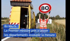 80 km/h : Le Premier ministre Edouard Philippe ne voit "aucun inconvénient" à laisser les départements assouplir la mesure