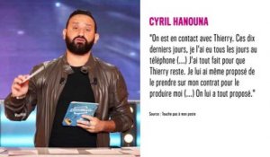 Thierry Ardisson quitte C8 : Cyril Hanouna a "tout fait" pour que l'animateur reste