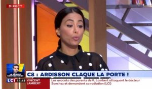 Audrey Crespo-Mara réagit au départ de Thierry Ardisson de C8
