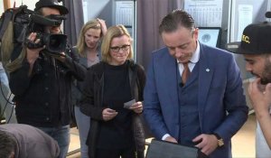 Elections européennes: Bart de Wever vote à Anvers