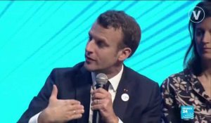 VivaTech à Paris : Emmanuel Macron au salon des des start-up