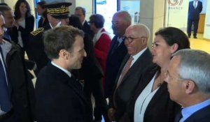 Macron à Biarritz pour visiter les sites du G7 d'août (2)