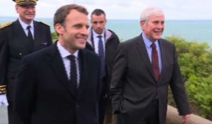 Macron en visite à Biarritz pour préparer le G7 du mois d'août