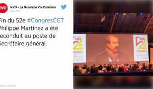 Philippe Martinez réélu secrétaire général de la CGT, à l'issue du 52e congrès du syndicat