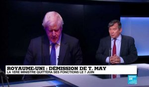 Démission de T. May : Boris Johnson fait figure de favori pour la succession