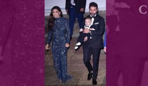 PHOTOS. Cannes 2019. Trop chou ! Eva Longoria habille son fils Santi d'un petit smoking avant de poser avec Lara Fabian au Global Gift Gala