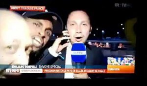 Euro 2016 : Exaspéré par les supporters, un journaliste belge abandonne l'émission en direct