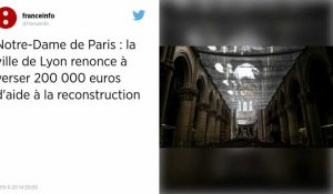 Notre-Dame de Paris : Lyon renonce à verser 200 000 euros d'aide