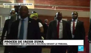 L'ancien président sud-africain, Jacob Zuma s'est présenté devant la justice