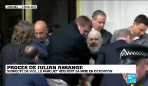 Le parquet suédois a formé une demande de placement en détention de Julian Assange