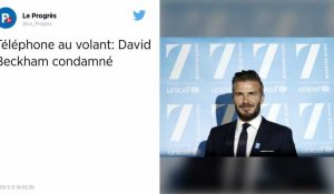 Football : David Beckham condamné à une suspension de permis de six mois