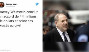 Affaire Weinstein. 44 millions de dollars de dédommagement aux victimes et créanciers de l'ex-producteur