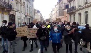 A Reims, ils manifestent contre la loi sécurité globale