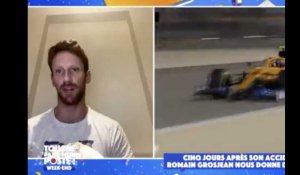 TPMP : Romain Grosjean raconte son terrible accident de Formule 1 (vidéo)