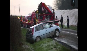 Deux accidents de la circulation au Hameau de l'Epine, près de Solre-Le-Château