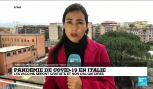 Covid-19 en Italie : les vaccins seront gratuits et non obligatoires