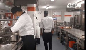 Au CFA d'Angers, les apprentis préparent des repas pour le Secours populaire