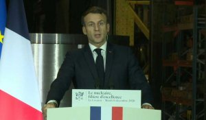 "Notre avenir énergétique et écologique passe par le nucléaire", juge Macron