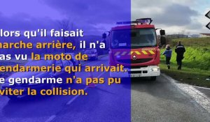 Un motard de la gendarmerie blessé dans un accident à Missy-sur-Aisne