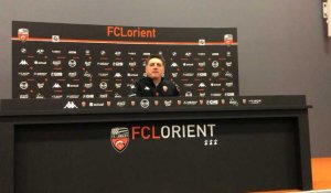 Christophe Pelissier, entraîneur du FC Lorient, évoque le Stade Rennais
