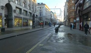 London's Oxford street is empty as the city enters tier 4 restrictions