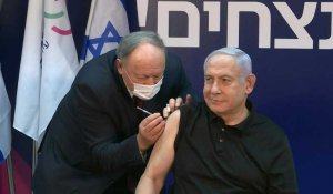 Virus: Netanyahu vacciné, début de la campagne de vaccination en Israël