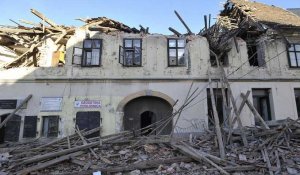 Croatie : la ville de Petrinja durement touchée par un violent séisme