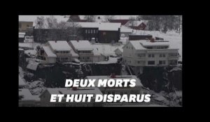 En Norvège, 2 morts et 8 personnes recherchées après le glissement de terrain