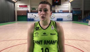 Basket : Pauline Lithard réagit à la défaite de Saint-Amand contre Bourges
