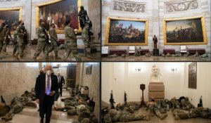 La Garde nationale sécurise le Capitole à Washington