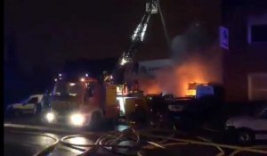 Barlin : un incendie ravage le garage Citroën