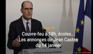 Covid-19 : Couvre-feu à 18h, écoles... Les nouvelles mesures annoncées par Jean Castex du 14 janvier