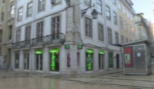 Les rues de Lisbonne sont désertes alors que le Portugal entame un nouveau confinement général