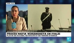 Procès de la mafia Ndrangheta en Italie : plus de 350 accusés, 400 avocats et 900 témoins attendus