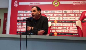 Stéphane Moulin (Angers SCO) analyse la dynamique du Stade de Reims