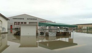 Inondations: la Garonne à 10,10m à Marmande