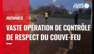 VIDÉO. Couvre-feu: à Rennes, policiers et gendarmes unis pour une vaste opération de contrôle.
