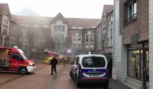 Incendie dans le quartier de Rosendaël, à Dunkerque