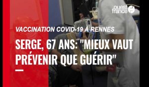 Covid-19. Serge, 67 ans, premier sénior vacciné en Ille-et-Vilaine