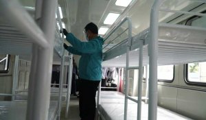 Covid-19: l'Indonésie transforme des wagons de train en hôpital