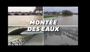 Après la tempête Justine, les images de ces cours d'eau français en crue